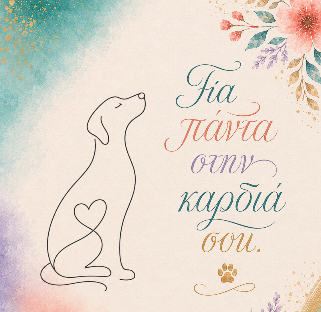 Κάρτες συμπόνιας με σκύλο