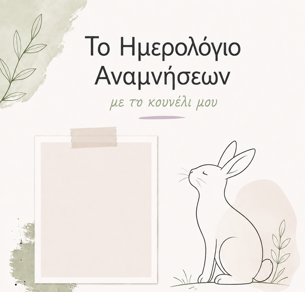 Ημερολόγιο Αναμνήσεων για το κουνέλι σου…